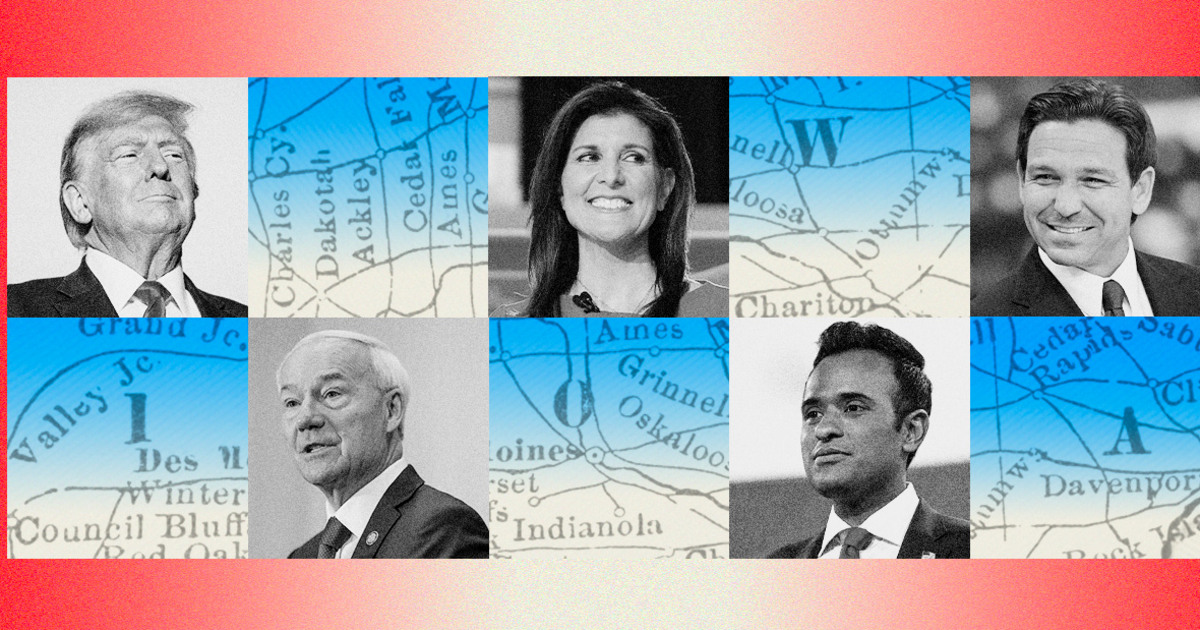 Iowa caucuses open with Trump expecting an easy win as Republican rivals fight for delegate votes