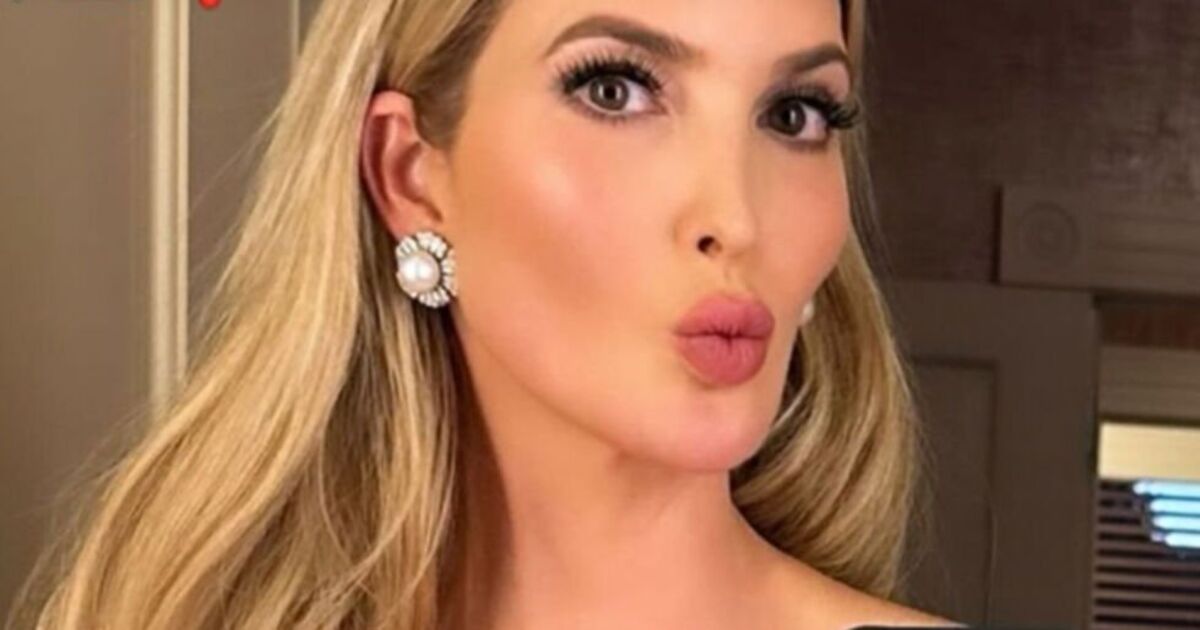 Ivanka Trump blows a kiss in a gorgeous pink dress on Valentine’s Day