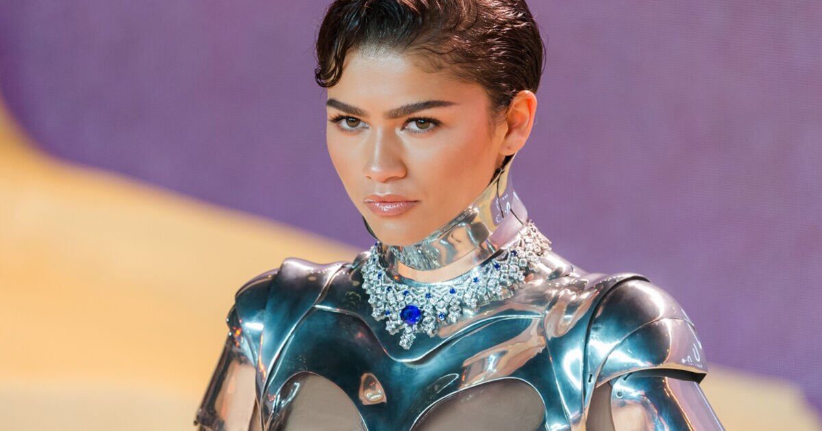 Zendaya turns heads at Dune premiere with barely-there metal outfit | Celebrity News | Showbiz & TV