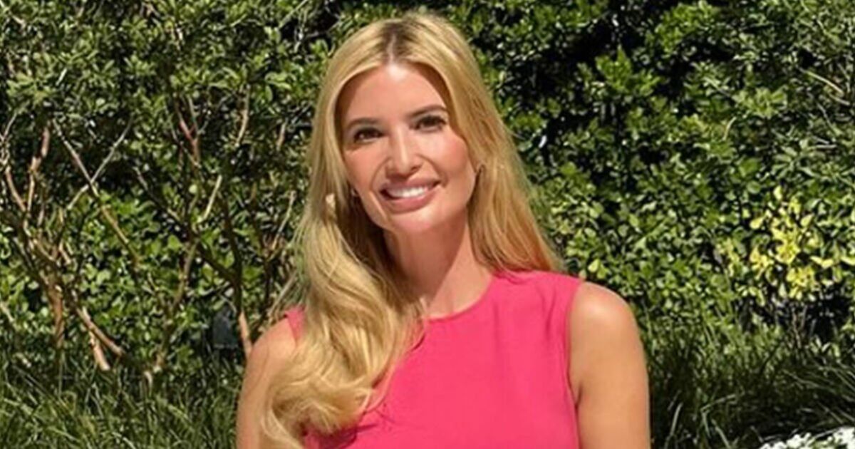 Ivanka Trump looks ‘gorgeous’ in a pretty pink dress