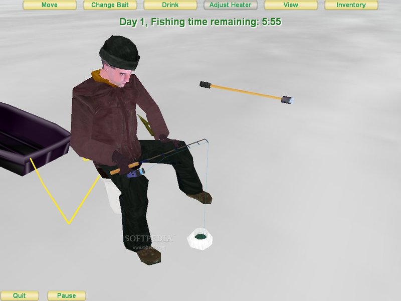 Ice fishing game - Brits Catch a Cold as They Discover the Thrill of Ice Fishing